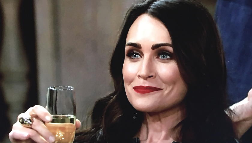 Bold And The Beautiful Scoop: Quinn Forrester Watches Brooke Forrester's Downfall With Glee