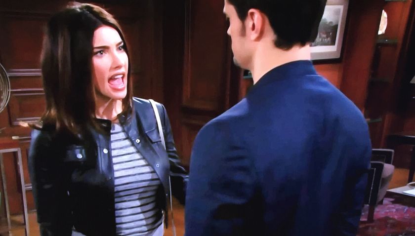 Bold And The Beautiful Scoop: Steffy Forrester Yells At Thomas Forrester