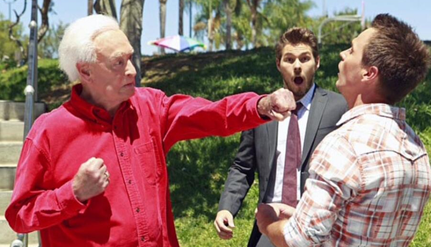 Bold And The Beautiful Scoop: Bob Barker Punches Wyatt Spencer As Liam Spencer Looks On