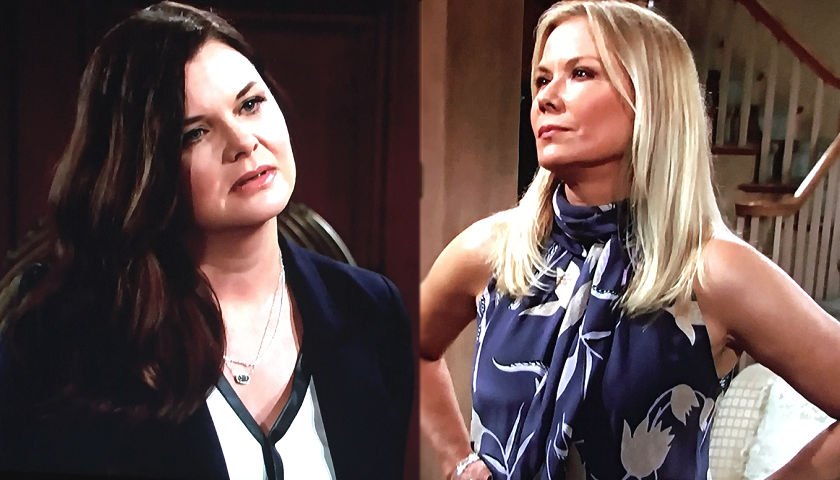 Bold And The Beautiful Scoop: Katie Logan And Brooke Forrester Try To Mend Fences