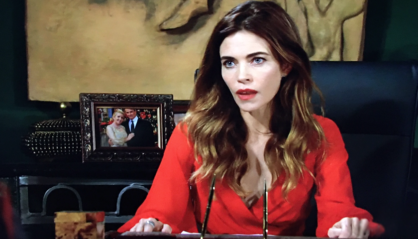 Young And the Restless Scoop: Victoria Newman talks to her brother and father