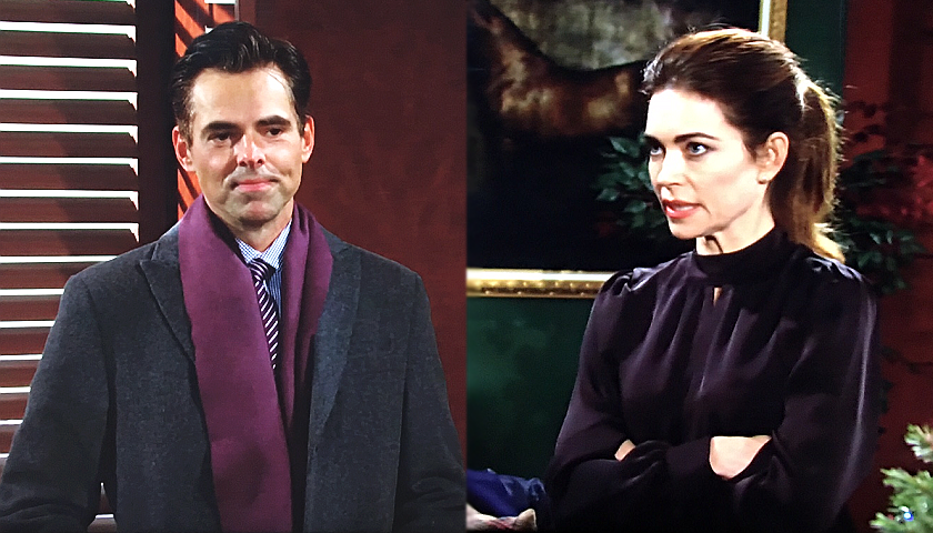 Young And The Restless Scoop: Victoria Newman Talks To Billy Abbott