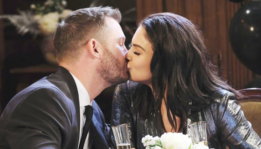 Days Of Our Lives Scoop: Brady Black And Chloe Lane Share New Year's Kiss