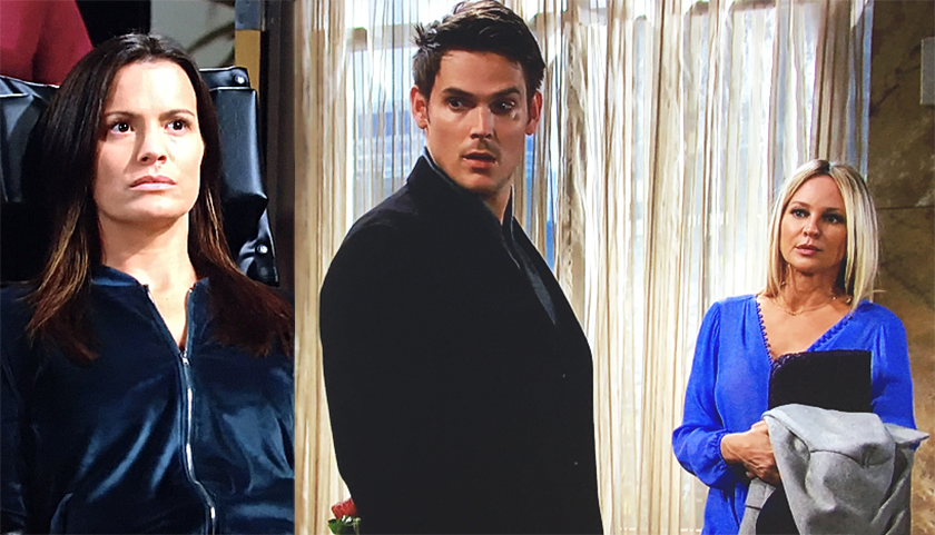 Young And The Restless Scoop: Chelsea Newman Sees Adam Newman And Sharon Newman Together