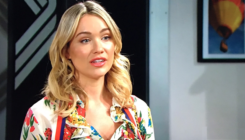 Bold And The Beautiful Scoop: Flo Fulton Gives Summer Newman The Scoop On Sally Spectra