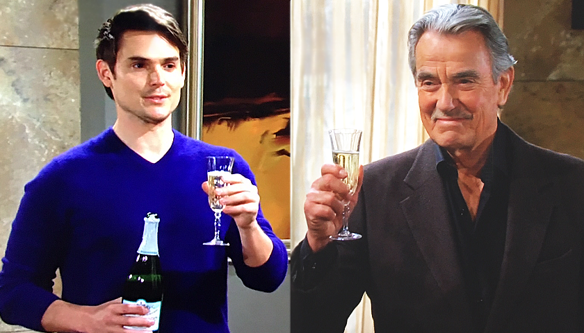 Young And The Restless Scoop: Victor Newman And Adam Newman Celebrate Their Win