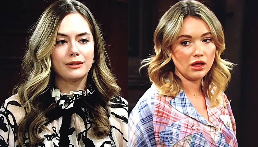 Bold And The Beautiful Scoop: Hope Spencer Refuses To Forgive Flo Fulton