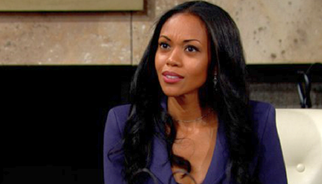 Young And The Restless News: Mishael Morgan Is Back On The Y&R Set ...