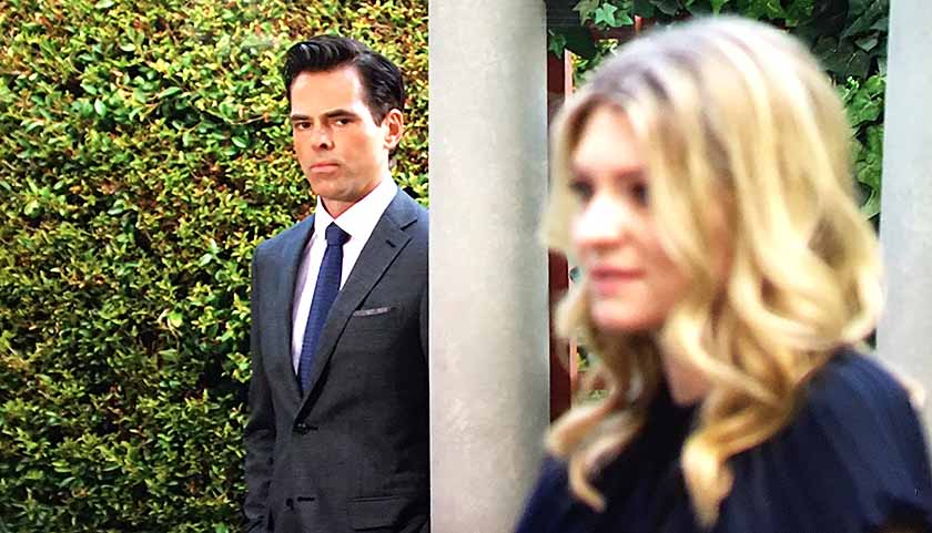 Young And The Restless: Billy Abbott Watches Tara Locke Walking Away