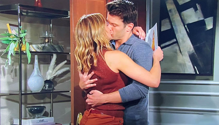 Young And The Restless: Kyle Abbott Kisses Summer Newman