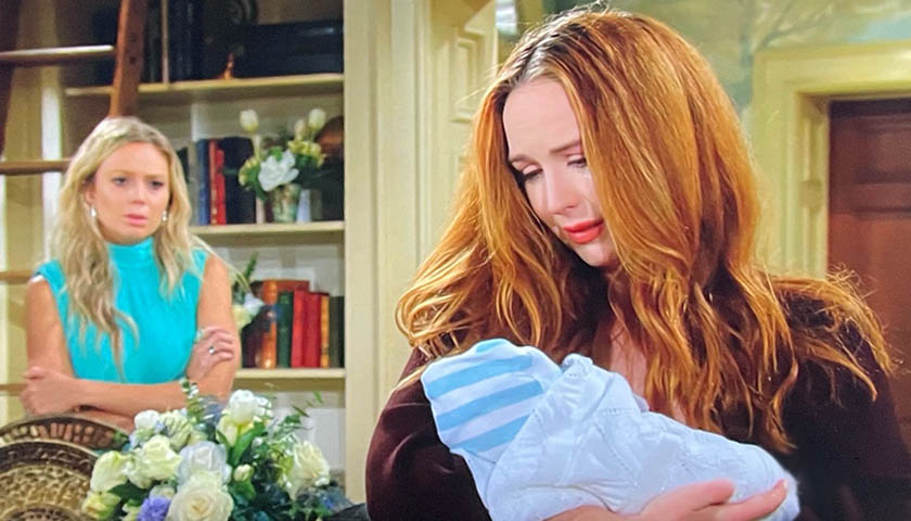 Young And The Restless Scoop: Mariah Copeland Says Goodbye To Baby Bowie