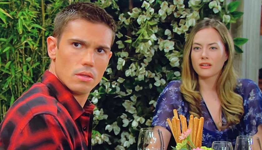 Bold And The Beautiful Spoilers: Finn And Hope Are Shocked As They Watch Their Parent's Kiss