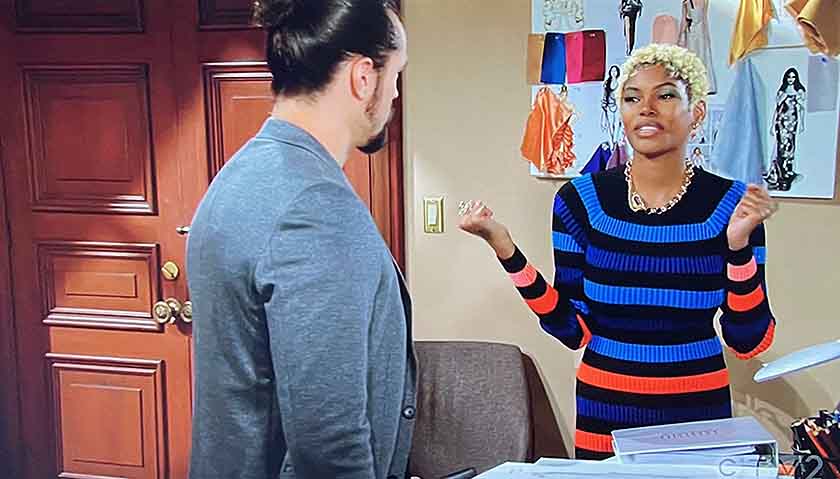 Bold And The Beautiful Spoilers: Thomas Forrester Talks To Paris Buckingham