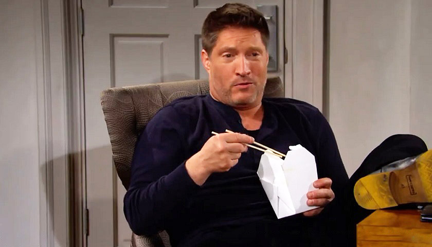 Bold And The Beautiful Scoop: Deacon Sharpe eats Chinese food while wishing he could be with his daughter on Thanksgiving