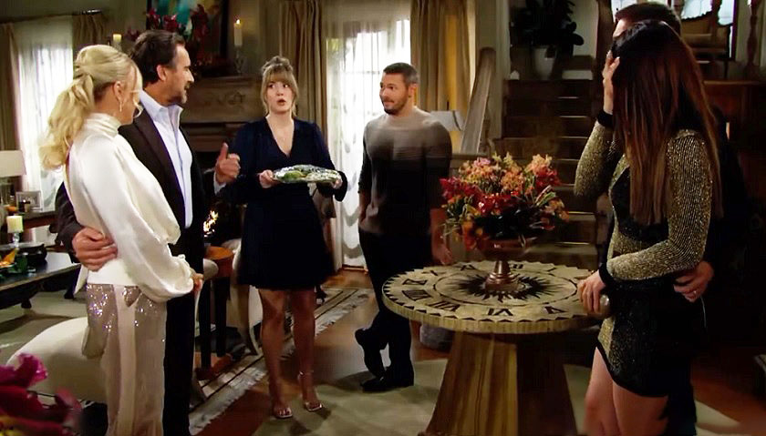 Bold And The Beautiful Scoop: The Forrester family celebrate Thanksgiving