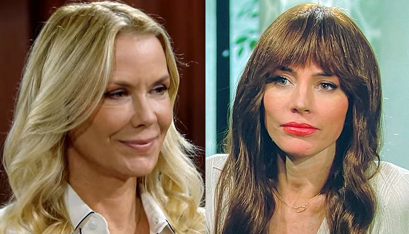 Bold And The Beautiful Scoop: Brooke Forrester And Taylor Hayes Come Face To Face