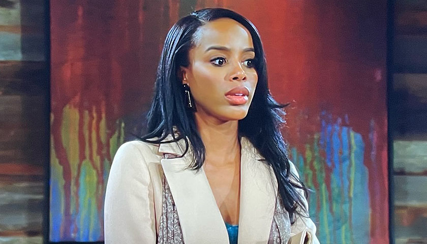 Young And The Restless Scoop: Imani Benedict Is As Stunned As Viewers Were To Learn Nate Hastings And Elena Dawson Are Living Together