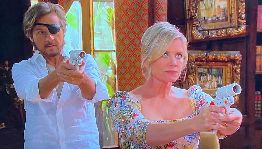 Days Of Our Lives Scoop: Kayla Brady And Steve Johnson Use Flare Guns As Weapons