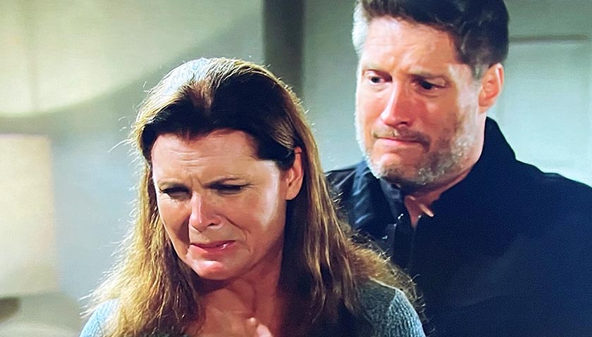 Bold And The Beautiful Scoop: Deacon Sharpe attempts to comfort Sheila Carter