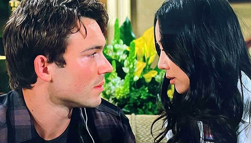 Young And The Restless Scoop: Noah Newman And Allie Nguyen Get Up Close And Personal 