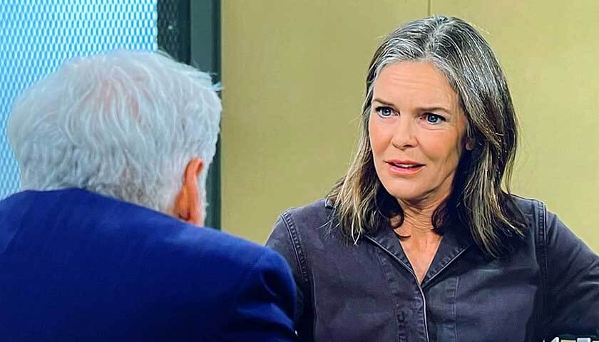 Y&R Scoop: Diane and Michael discuss her case