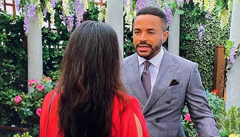 Y&R Scoop: Nate confronts Audra at Chancellor Park