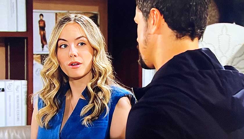 Bold And The Beautiful: Hope talks to Thomas