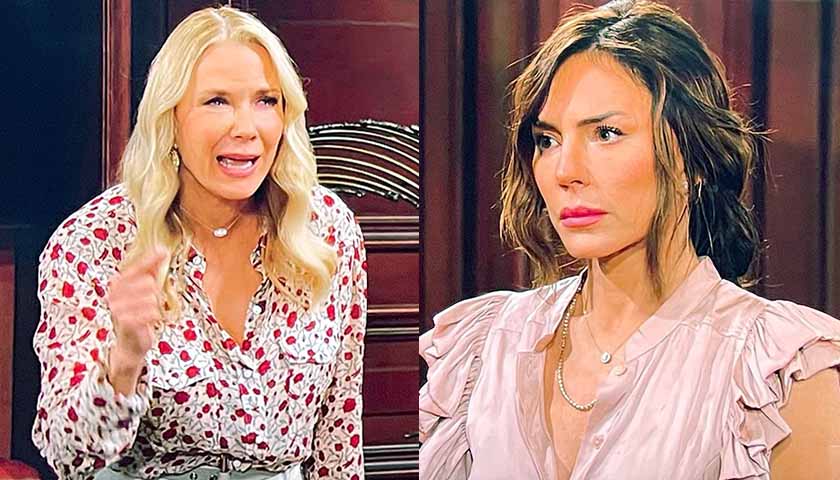 Bold And The Beautiful: Brooke cries as she shouts at Taylor