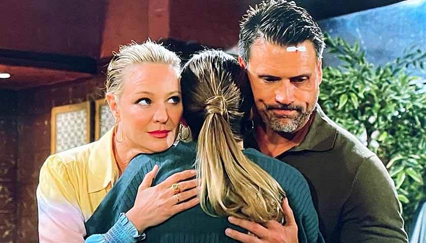 Y&R Scoop: Sharon and Nick hug Faith