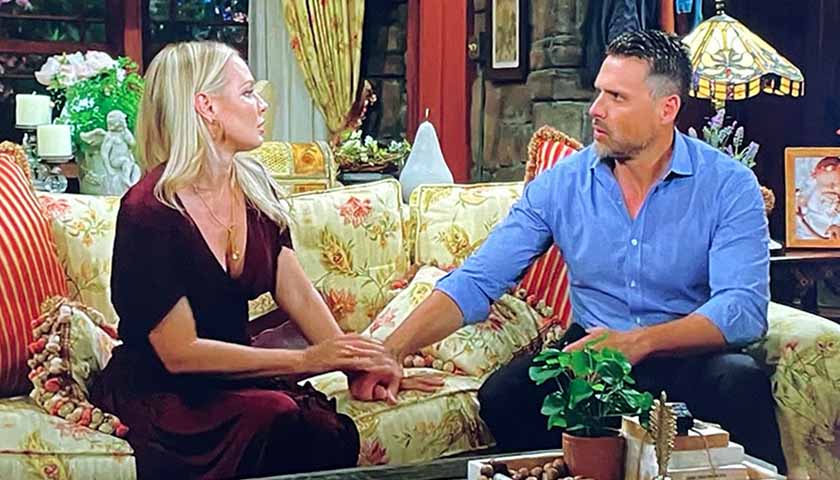 Young And The Restless: Sharon and Nick hold hands