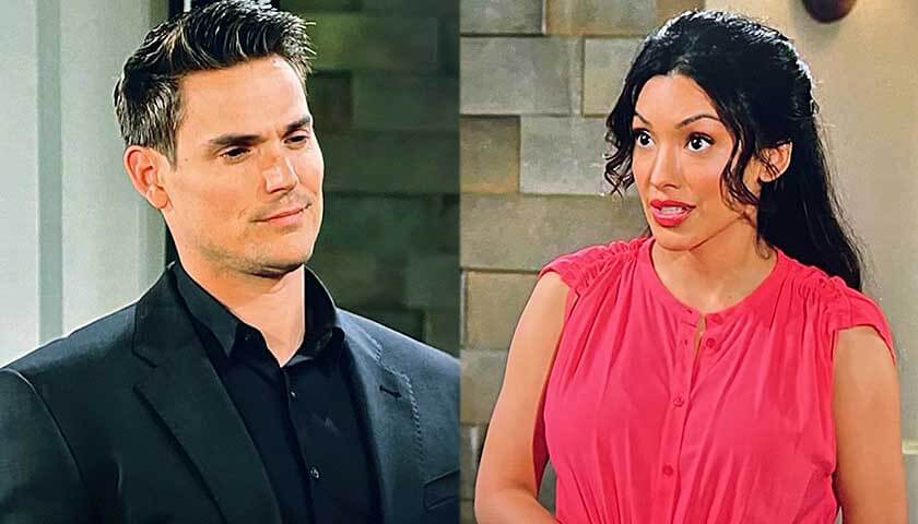 Young And The Restless: Adam and Audra face off