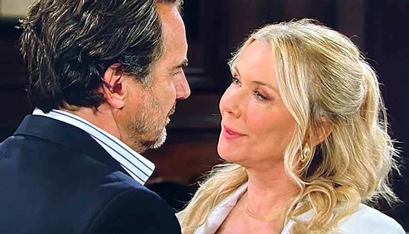 B&B Scoop: Brooke and Ridge in a close moment