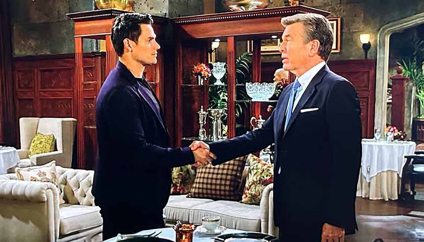 Y&R Scoop: Jack and Adam shake hands