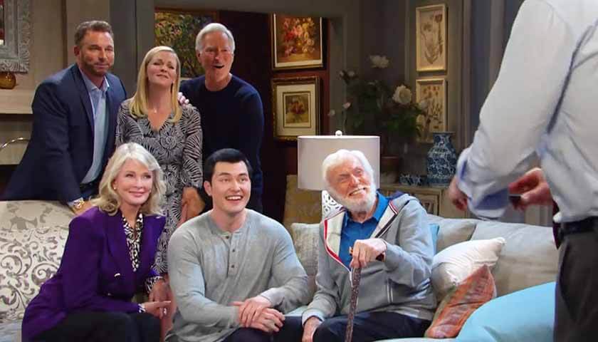 DOOL Scoop: Brady, Belle, John, Marlena, Paul and Timothy pose for a photo