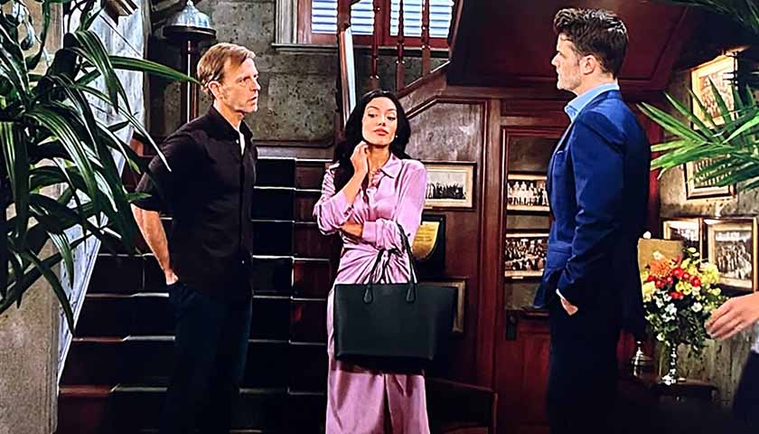 Young And The Restless: An awkward moment ensues between Tucker, Audra and Kyle