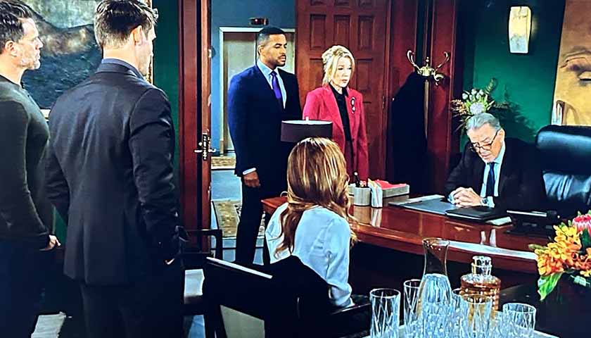 Young And The Restless: The Newmans gather around Victor