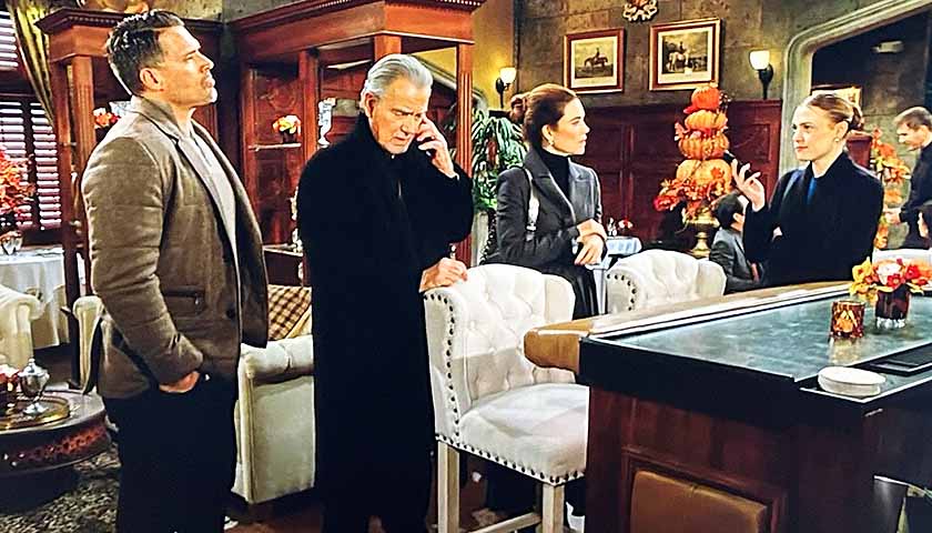 Young And The Restless: Victor learns the Newman jet is ready