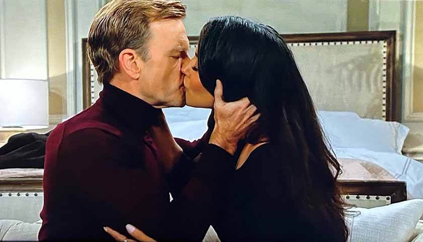 Y&R Scoop: Tucker kisses Audra