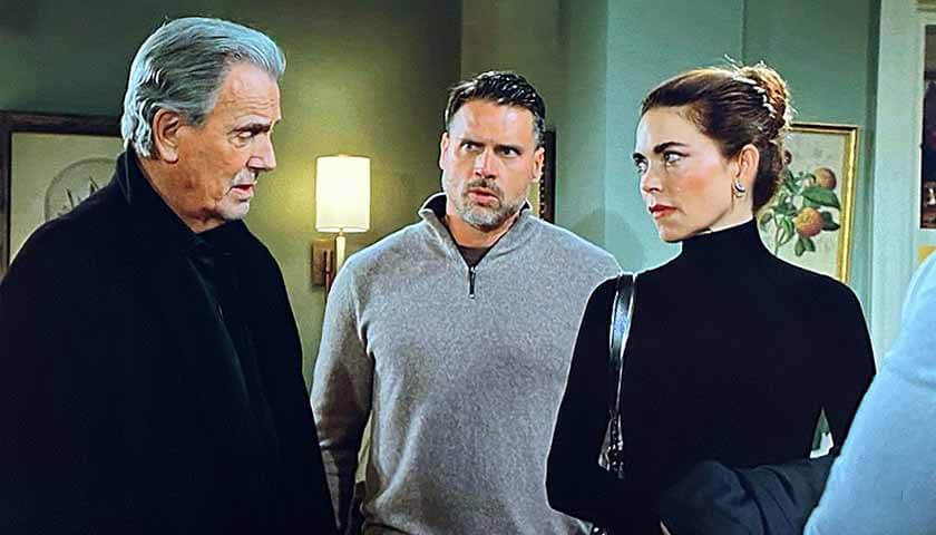 Young And The Restless: Victor stares at Victoria as Nick looks horrified