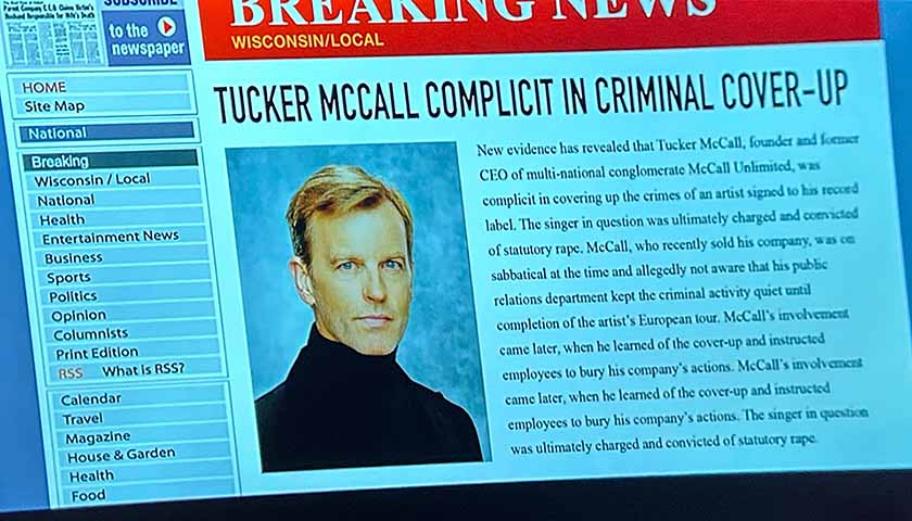 Y&R Scoop: Article about Tucker's scandal comes out