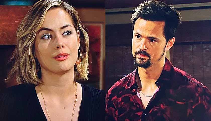 Bold And The Beautiful: Hope talks to Thomas about their future