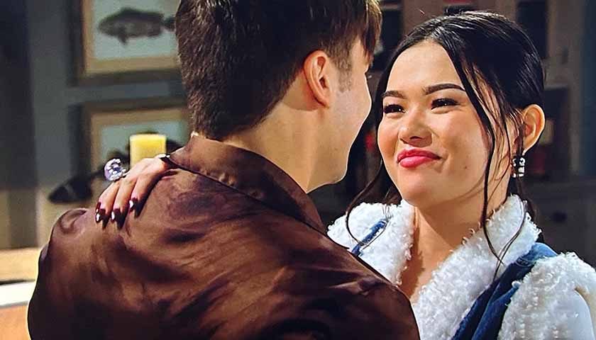 B&B Scoop: Luna smiles up at RJ