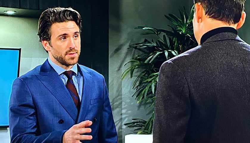 Y&R Scoop: Chance thinks Billy's using him in a tug of war