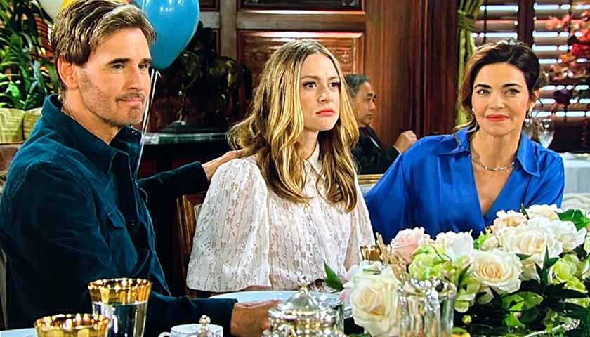 Young And The Restless: Claire sits with her parents