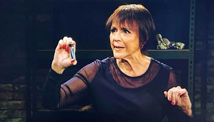 Y&R Scoop: Jordan holds out a vial