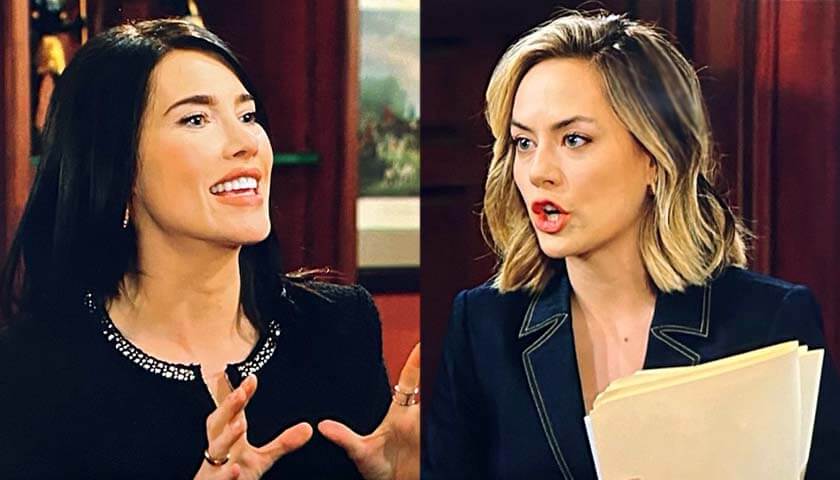 Bold And The Beautiful: Hope and Steffy argue