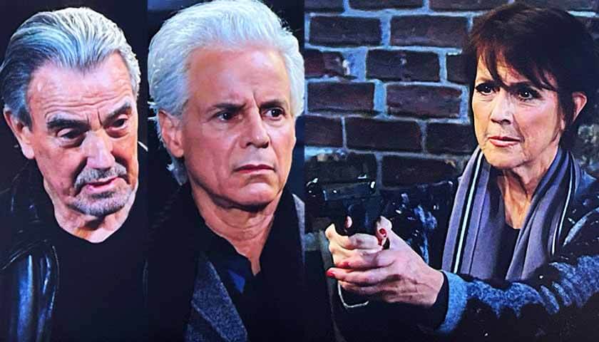 Young And The Restless: Jordan points a gun at Michael and Victor