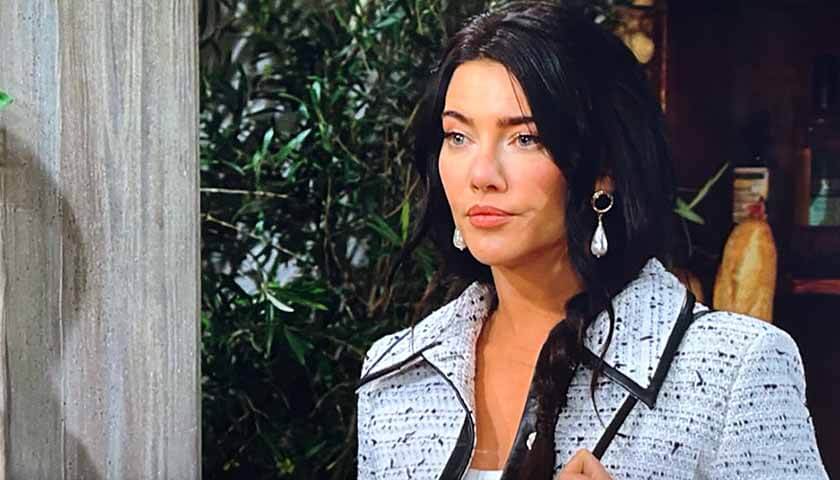 B&B Scoop: Steffy's perturbed to see Ivy and Liam kissing