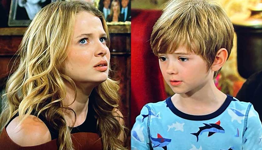 Young And The Restless: Summer is shocked to learn from Harrison that Claire is in trouble