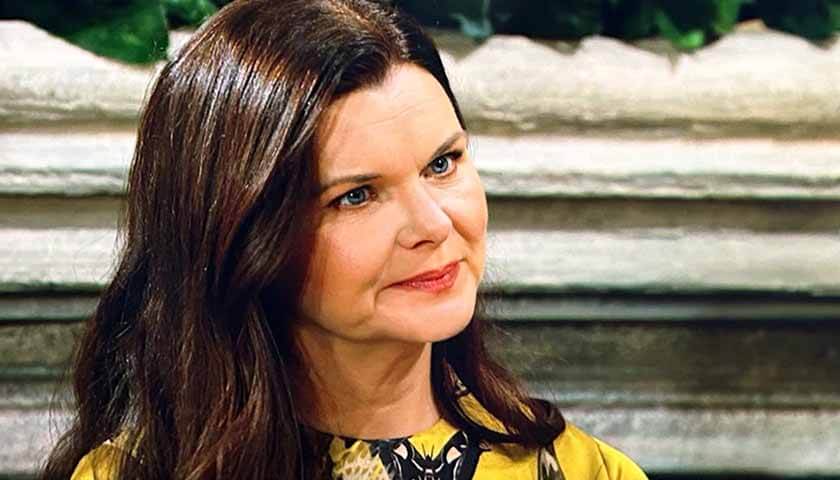 Bold And The Beautiful: Katie has a perturbed look on her face